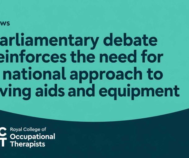 Parliamentary debate reinforces the need for a national approach to living aids and equipment